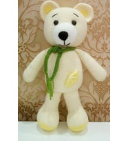 Limon Ayıcık Amigurumi Organik Oyuncak