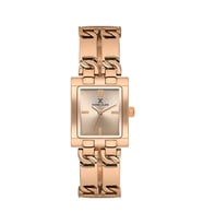 Daniel Klein DK.3.10052-5 Kare Kadran Çelik Kaplama 3 ATM Suya Dayanıklı Rose Gold Renk Kadın Kol Saati