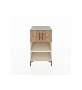 Kronos Komodin 2 Raflı 2 Kapaklı 60x59x96 Aytaşı-Çam