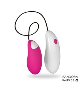 Pandora 100 CM Kablolu Kumandalı Süper Güçlü Titreşimli Kegel Egezersiz Orgazm Vajinal Top