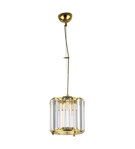 Avize Çarşısı Luce Gold Renkli, Taşlı, Tekli Sarkıt Avize, BS.7428-58-20