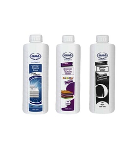 Ersağ Çamaşır Yıkama Sıvısı (Beyazlar + Siyahlar + Renkliler İçin 3'lü Set) 1000 Ml. (Renksiz)