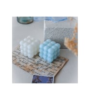Dekoratif 2'Li Beyaz-Mavi Renkli Kokulu Bubble Set (Çok Renkli)