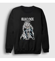 Presmono Unisex Siyah Seishiro Nagi Futbol Soccer Anime Bluelock Sweatshirt 450198tt