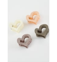 4 Adet Kalp Minik Mandal Toka 2,5 cm