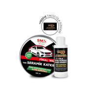 Final Wax 150 ml 3'ü 1 Arada Cila-boya Koruma-hare Giderici 100 ml Hediye Takoz Cila Süngeri