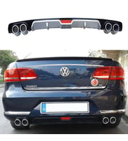Volkswagen Passat B7 Difüzör Arka Tampon Eki 4 Egzoz Çıkışlı
