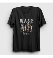 Presmono Unisex Siyah Band Wasp T-Shirt 376203tt