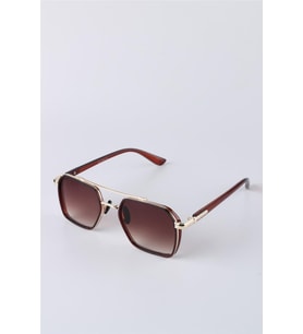 La Viva Kahverengi UV400 Koruma Unisex Güneş Gözlüğü G25LV3311R02