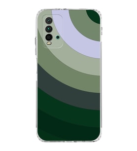 Xiaomi Redmi 9T  Kamera Korumalı Kapak Renk Cümbüşü Tasarımlı Şeffaf  Kılıf