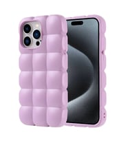Apple iPhone 15 Pro Max Kılıf Parlak Esnek Silikon Zore Dom Dom Kapak