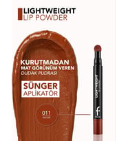 Lightweight Lip Powder Shea Yağı ve Zeytinyağı İçeren Yoğun Pigmentli Mat Dudak Pudrası No. 011 - Mature - 8682536007535