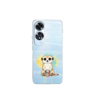 Oppo A60 ile Uyumlu Splash Mirket Tasarımlı Şeffaf Silikon Kılıf