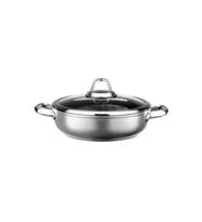 LEGGNO MST2828ST24GR MASTER TITANIUM SIĞ TENCERE GRİ 24CM 