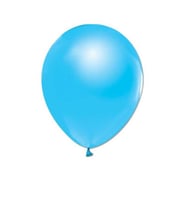 BALON METALİK DÜZ 10 İNC AÇIK MAVİ PK:100-