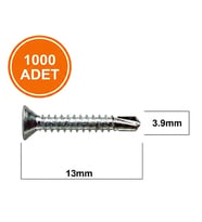 STD 3.9X13 YHB MATKAP UÇLU VİDA MS AKILLI VİDA 1000 ADET