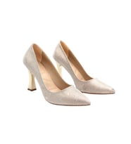Beyaz (Shoes) Kadın Stiletto ALTIN