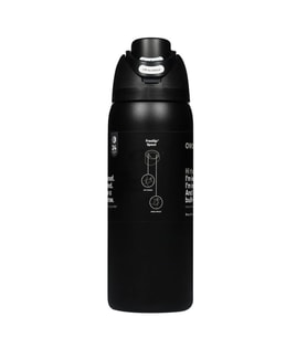 Owala 32 Oz (946 ml) Kilitli Kapaklı Çift Katmanlı Çelik Termos (Ekru-Siyah)