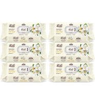 Fibril Islak Havlu Mendil 90 Yaprak Gizemli Yasemin Plastik Kapaklı (6 Lı Set) 540 Yaprak