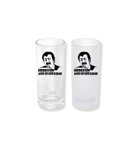 Ghostbastır Design Müslüm Gürses Buzlu / Buzsuz Seçenekli Rakı Bardağı – 1 Adet Şık Sunum Bardağı 0181