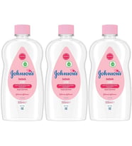 Johnsons Baby Bebek Yağı 500ML Nemlendirici (Pembe) (3 Lü Set)