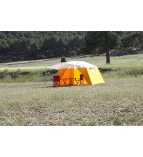 İki Oda Impertex Kamp Çadırı - Sarı