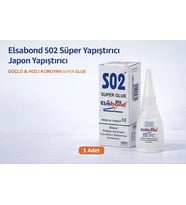 Elsabond 502 Süper Yapıştırıcı Japon Yapıştırıcı 20G Güçlü Hızlı Kuruyan Super Glue 1 Adet