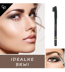 Eyebrow Pencil No: 102 Brown - Şekillendirici Fırçalı Kahverengi Kaş Kalemi