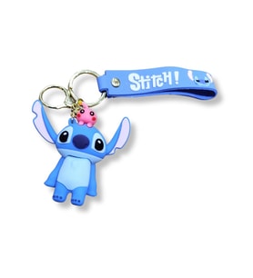 Stitch v3 Turquoise Edition 3D Figürlü Bilek Kayışlı Anahtarlık - 1 ADET