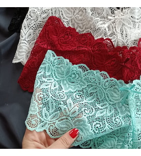 Gül Desen Yumuşak Dantelli Hipster Külot ( Renk ve Beden Seçilerek 1 Adet Gönderilmektedir )