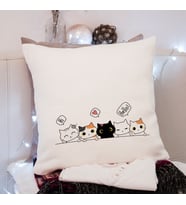Kedi Tasarımlı Yastık