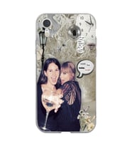 Iphone XR Uyumlu Lana Del Rey ve Taylor Swift Desenli Şeffaf Telefon Kılıfı