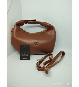 Kadın Oval Tarz Yumuşak Deri Luxury El Omuz Çanta15x26cm