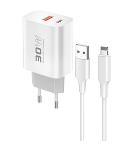 C89Q 1 Adet 1 Adet 22.5W Usb Çıkışlı Ekstra Dl48 1M Usb To Kablolu Pd - Beyaz