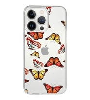 PrintiFy Apple  iPhone 13 Pro ile Uyumlu 1mm Slim Fit Water Color 2 Baskılı Şeffaf  Kılıf