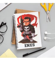 Punisher Marvel Defteri Kişiye Özel