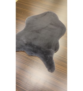 HALIMARKA ANTRASİT TAVŞAN TÜYÜ YUMUŞACIK POST 90X140 CM