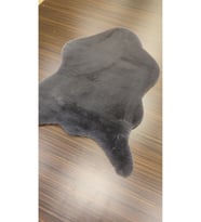 HALIMARKA ANTRASİT TAVŞAN TÜYÜ YUMUŞACIK POST 90X140 CM