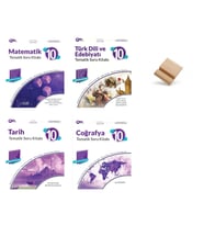 Palme 10. Sınıf 2027 Maarif Matematik Edebiyat Tarih ve Coğrafya 4lü Soru Bankası + Telefon Standı