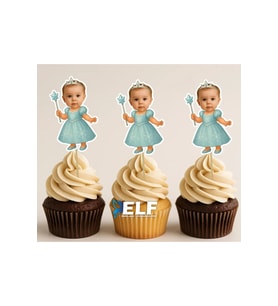 Prenses Kürdan Süs Cupcake süs ( 10adet)
