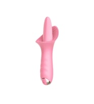Tırtıklı Dil Vibratör Pembe