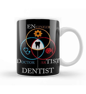 Doctor Engineer Artist Dentist 015 Kupa Bardak Porselen