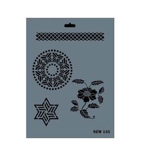 New Seri N-135 Stencil 35X25 Cm