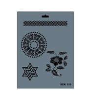 New Seri N-135 Stencil 35X25 Cm