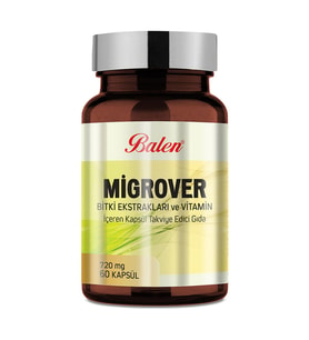 Balen Migrover Bitki Ekstraktları-Vitamin 60 Kapsül