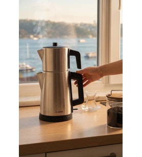 Acar PWR-10445 Ultimate Pro Tea Max Inox Çelik Çay Makinesi