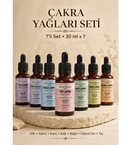 Aromaterapi 7 Chakra Çakra Masaj Yağı Seti % 100 Saf 210 Ml