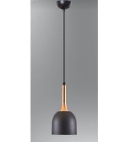 RİOLİGHT MODERN SİYAH TEKLİ METAL SARKIT AVİZE