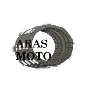 HONDA CBF 150 DEBRİYAJ BALATA SETİ YAN SANAYİ TÜM YILLARA UYUMLU -ARASMOTO (Siyah)