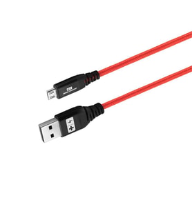 Swiss Charger Micro Usb Hızlı Şarj ve Data Kablosu 1m Örgü Kumaş